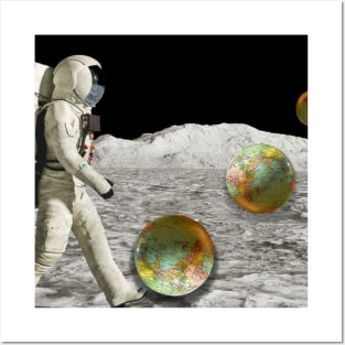 Moon Shot #collage Posters and Art